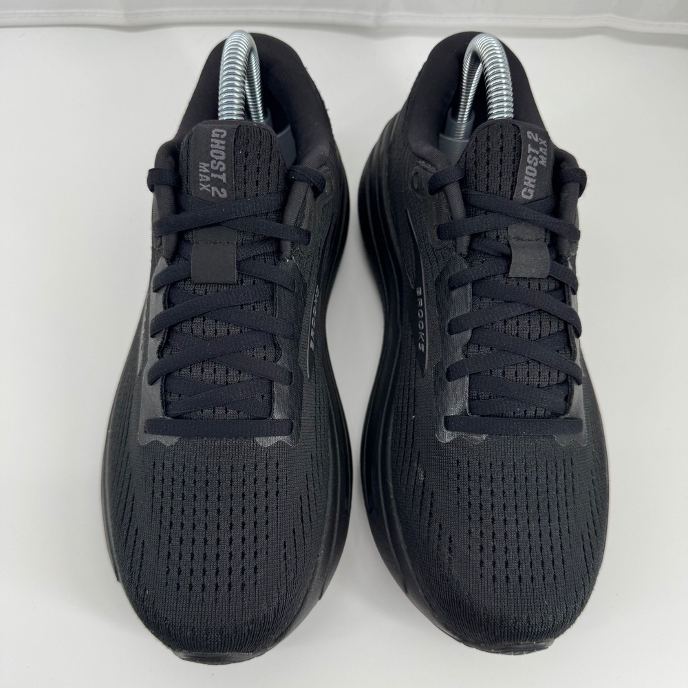 Brooks Ghost Max 2 Running Shoes Womens 7 All Black Cushioned 1204201B020 - Picture 5 of 14
